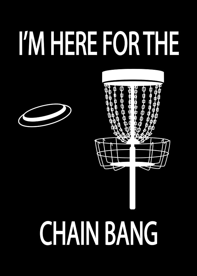 Disc Golf Chain Bang Funny