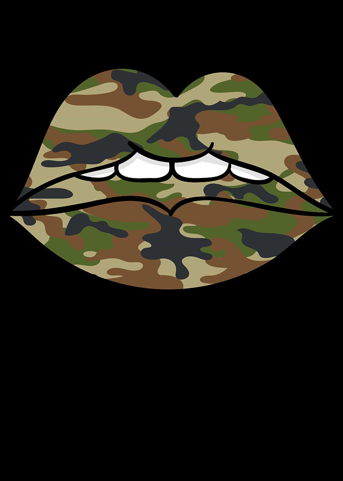 Lips Mouth Camouflage