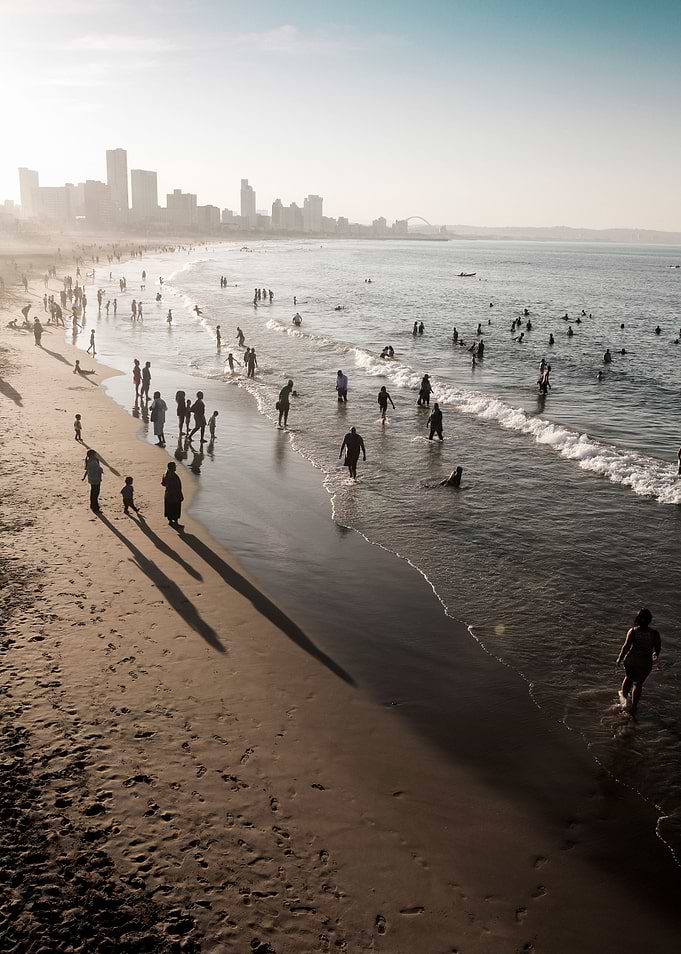 Durban Beach Scene