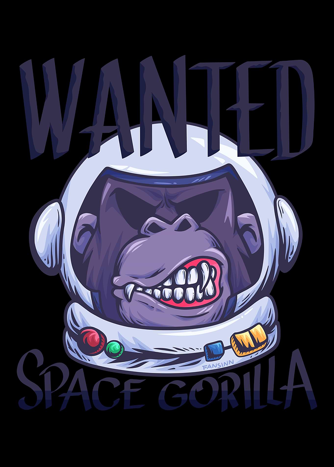 Astronaut Gorilla Monkey S