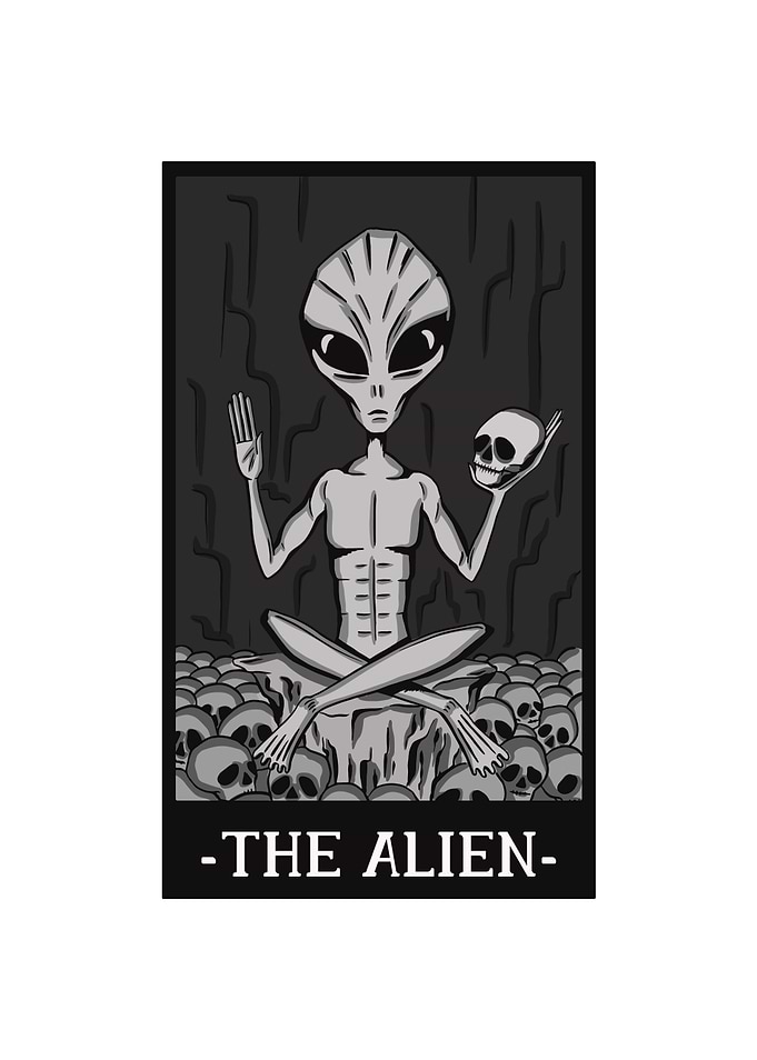 The Alien Tarot Card