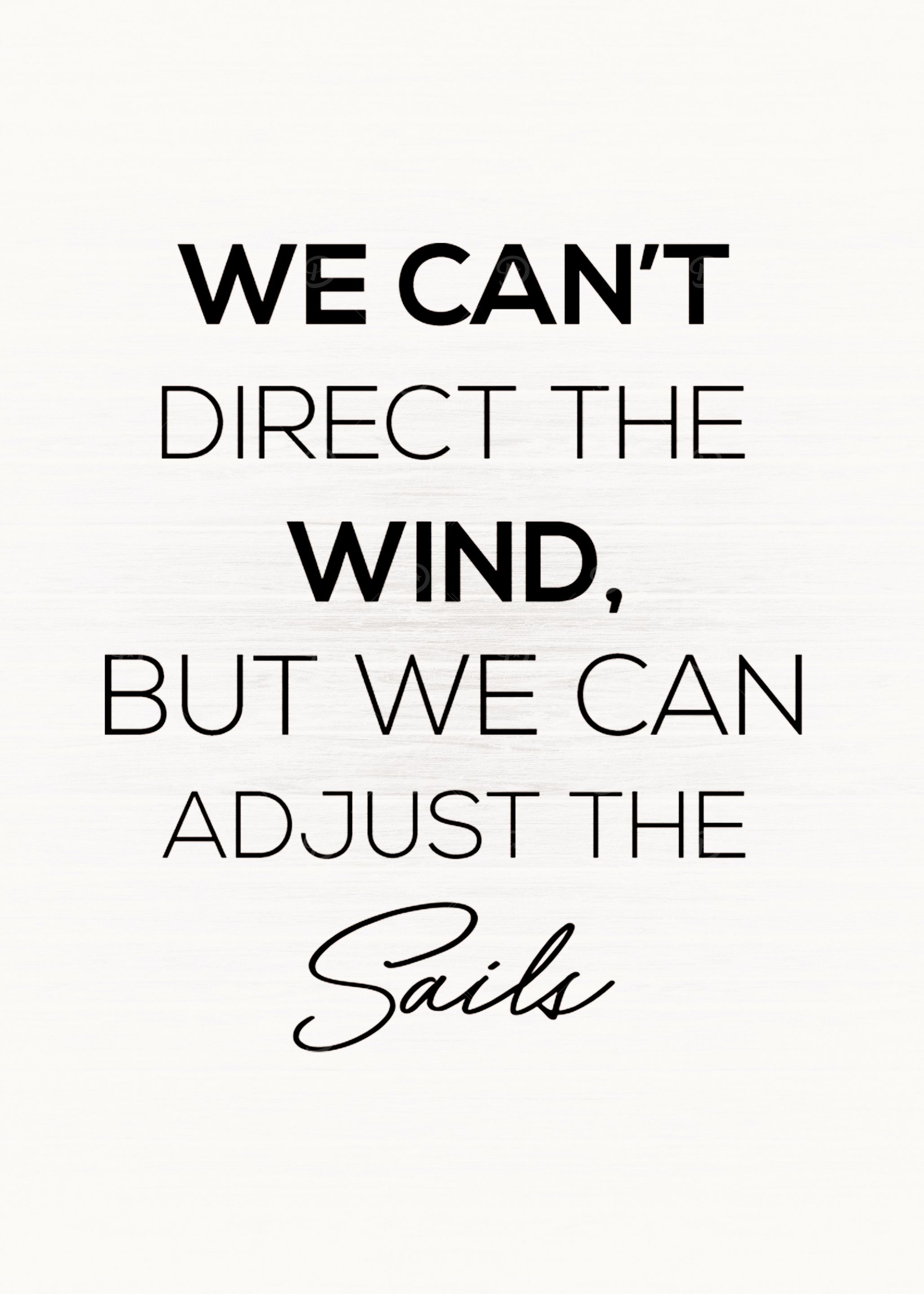Adjust The Sails