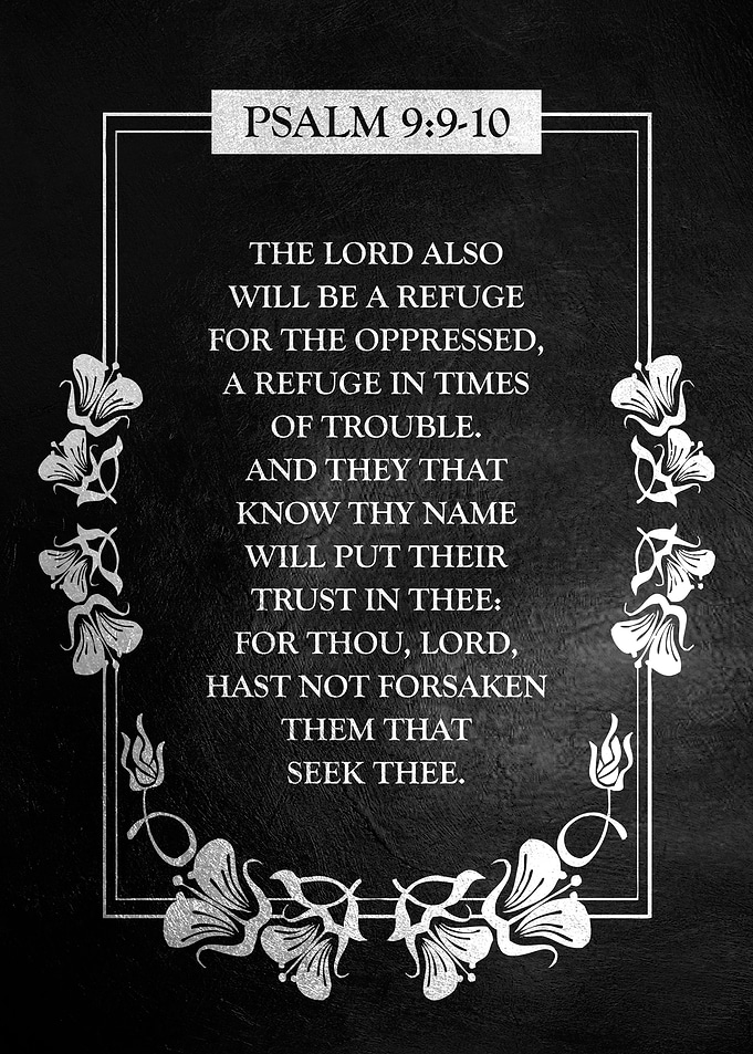 Psalm 9 9 10