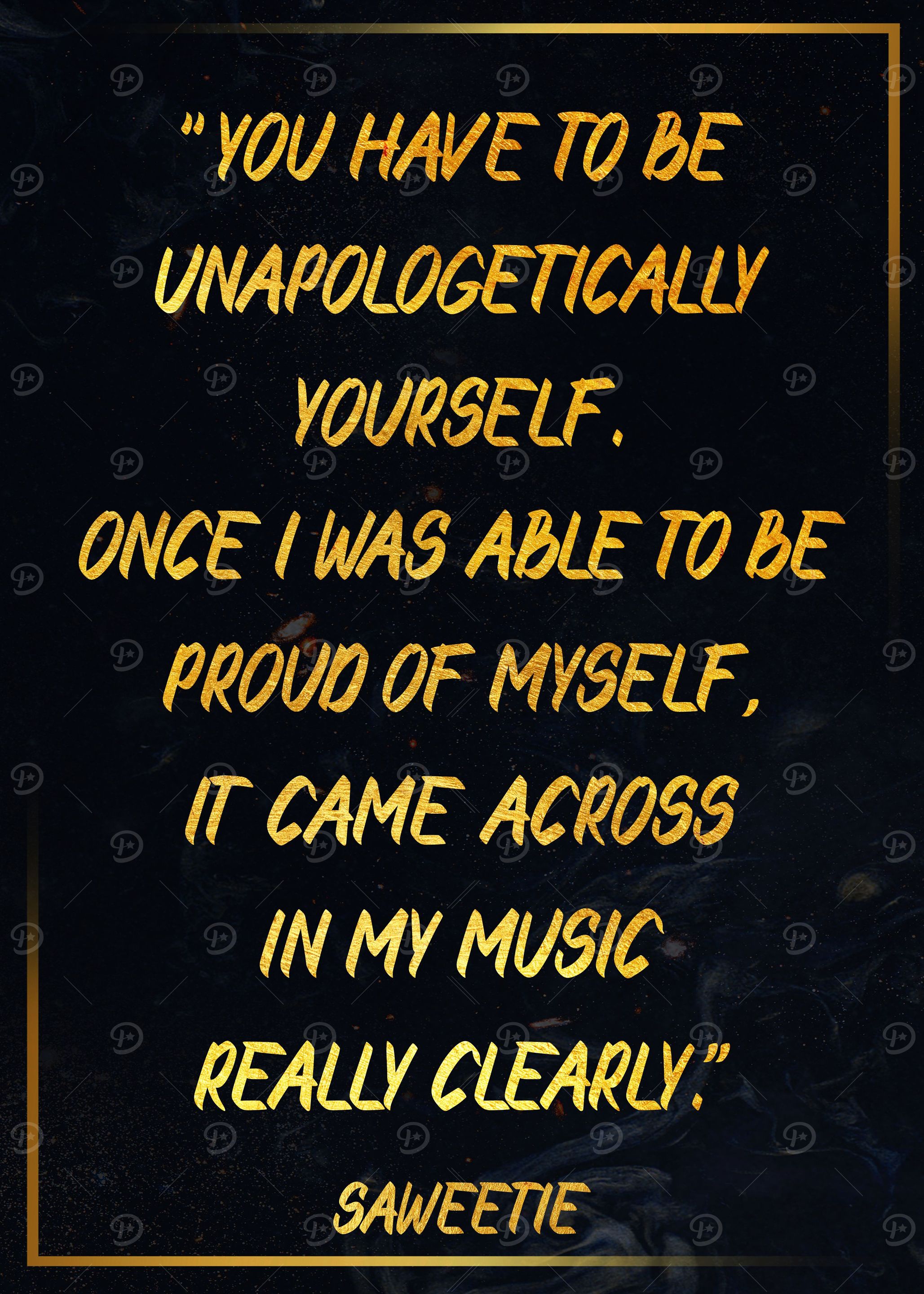 Golden Quote Saweetie