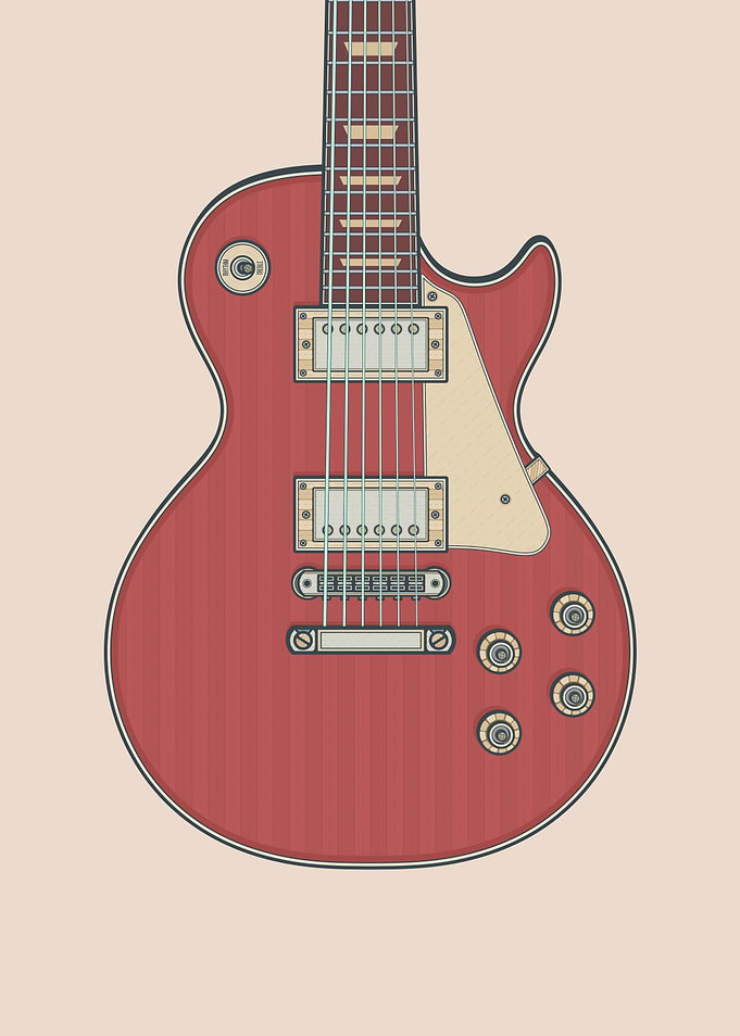 Cherry Standard LP Guitar