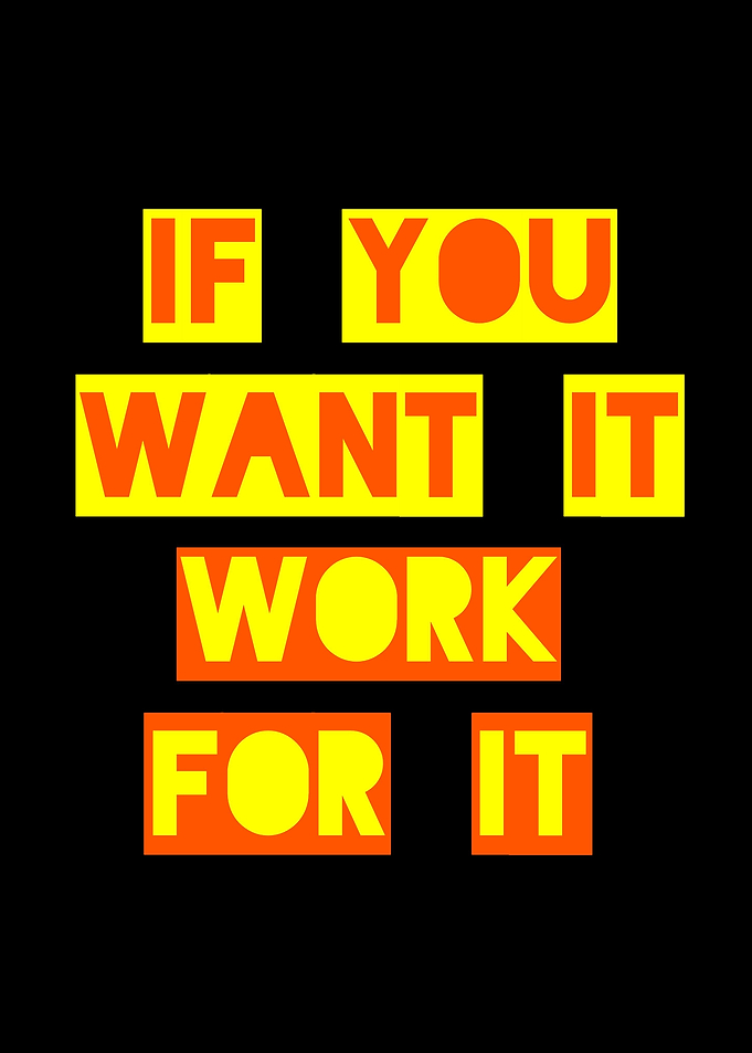 if u want it ork for it