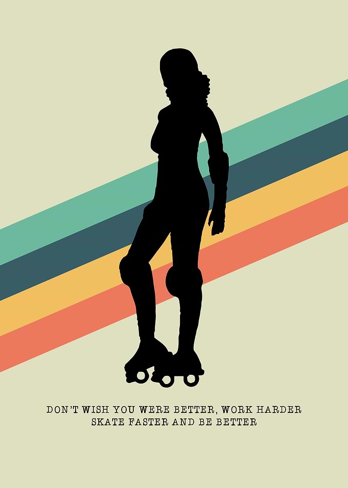 Roller Skate Wall Art Deco