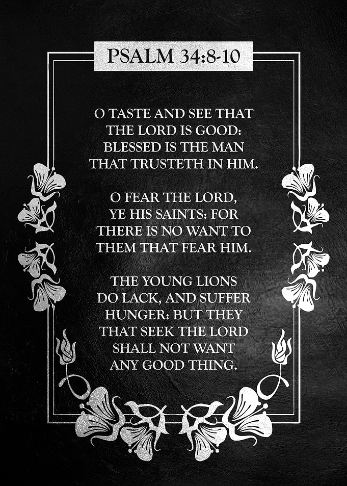 Psalm 34 8 10