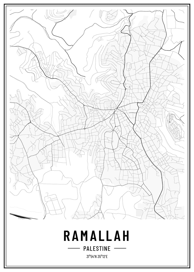 Ramallah Palestine poster