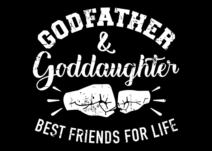 Godfather and goddaughter