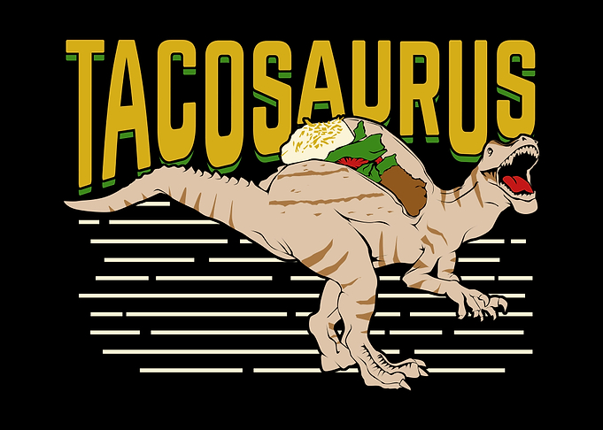 Tacosaurus Taco Dinosaur