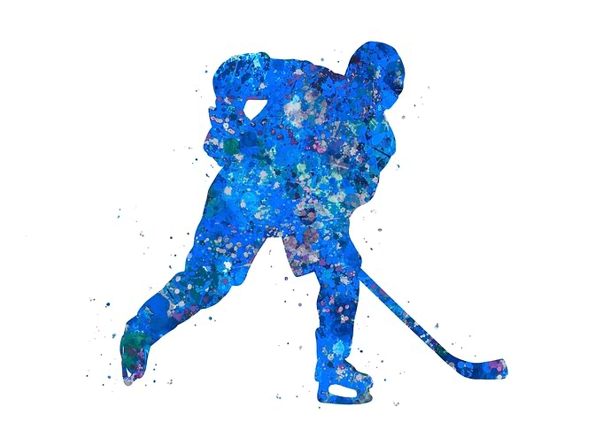 Ice hockey player male