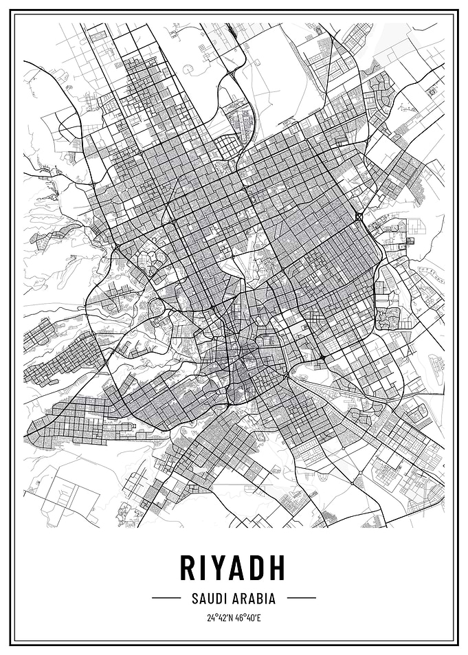 Riyadh saudi arabia poster