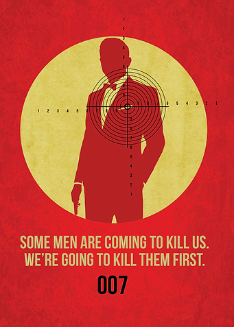 James Poster Red