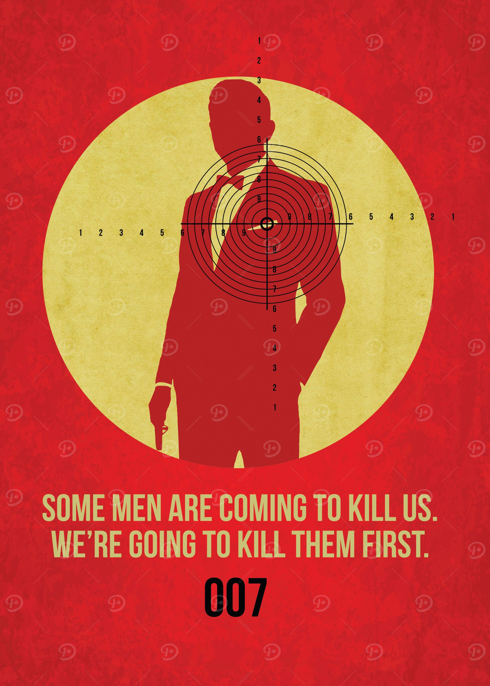James Poster Red
