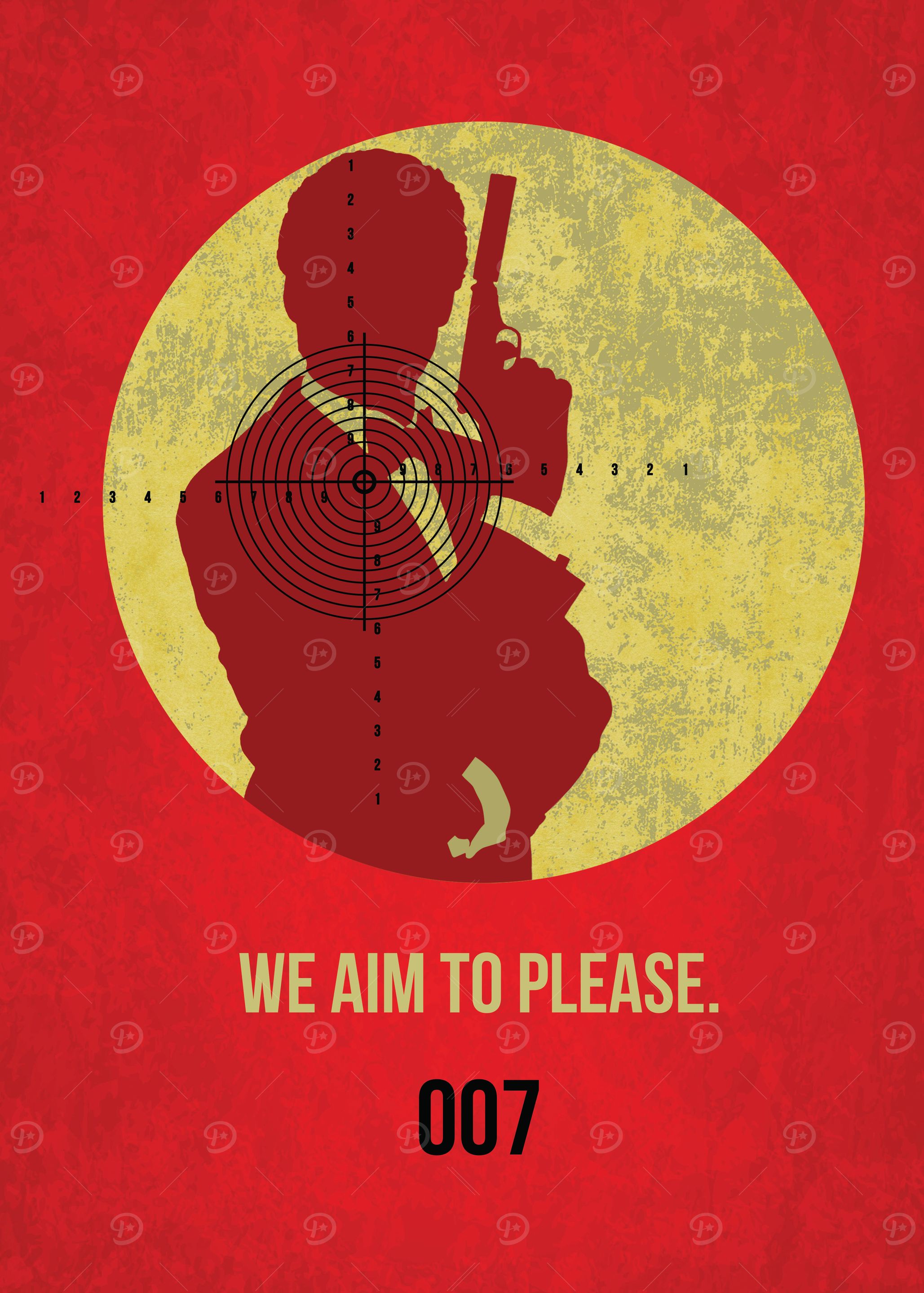 James Poster Red