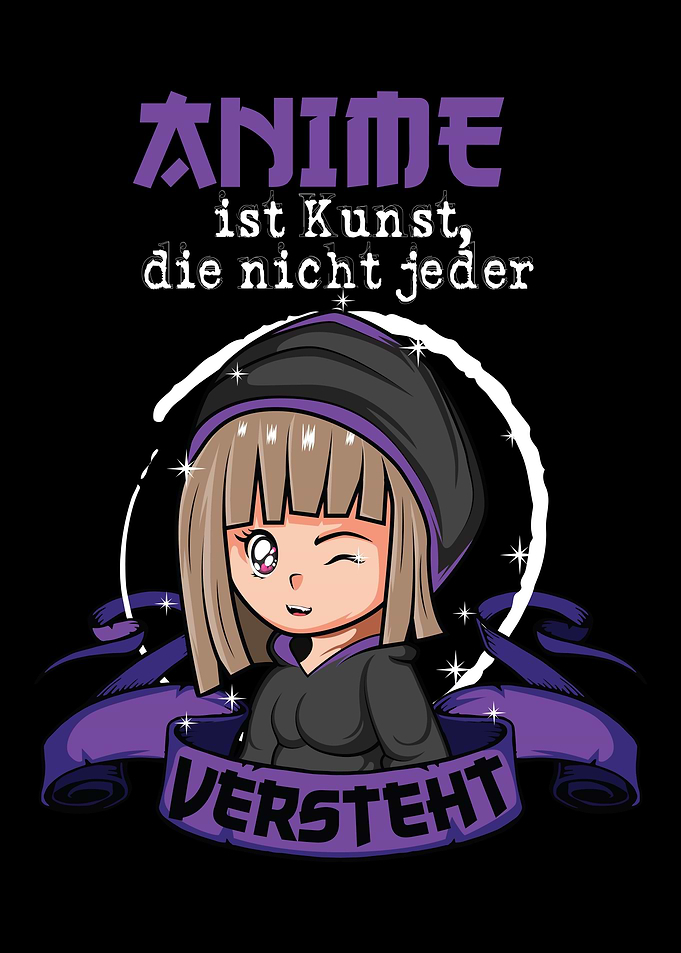 Lustiger Anime Fan Spruch
