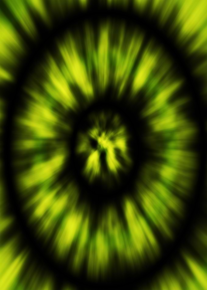Tie Dye Green Black