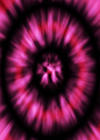 Tie Dye Pink Black