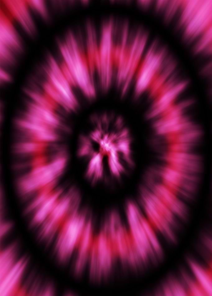 Tie Dye Pink Black
