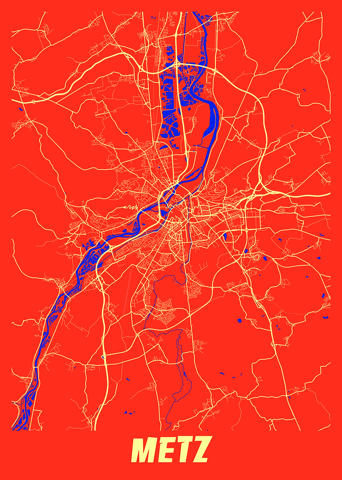 Metz Retro City Map