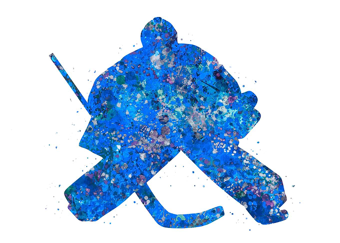 Ice hockey goalie