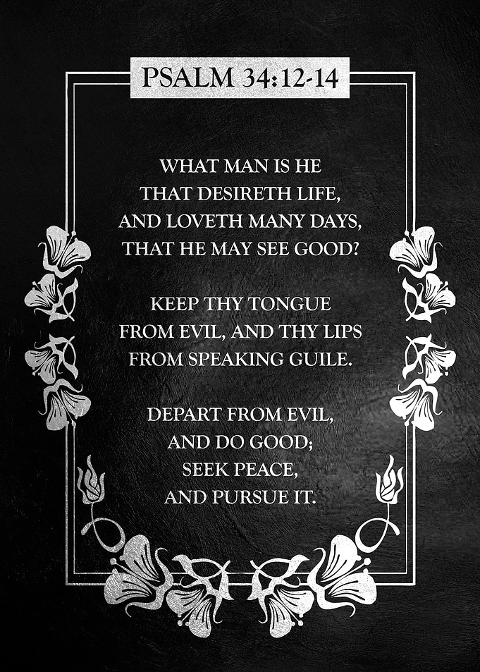 Psalm 34 12 14