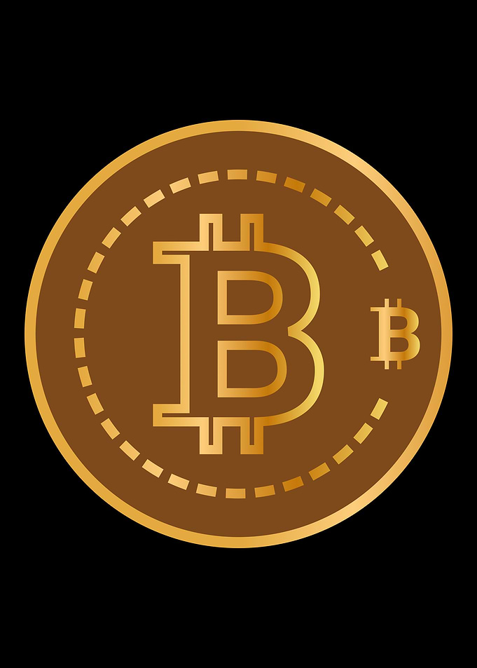 Bitcoin Symbol Gold
