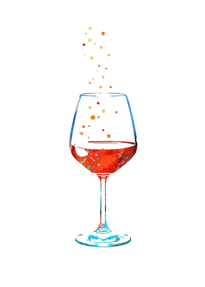 Glass of wine