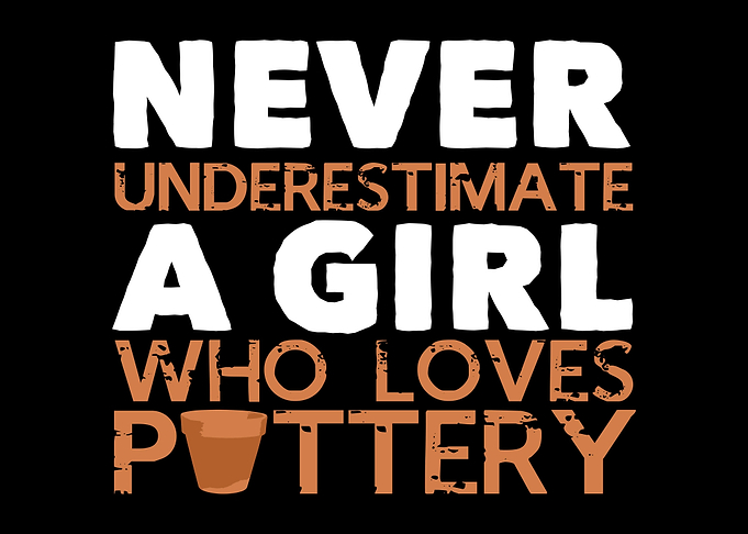Pottery Girl Joke Clay