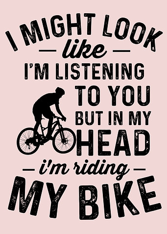 RIDING MY BIKE