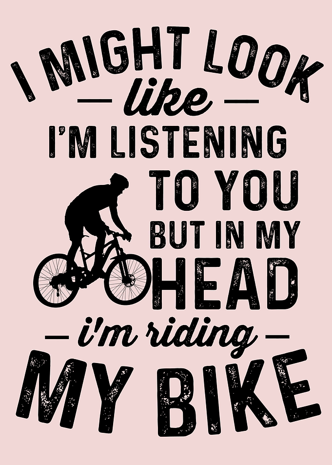 RIDING MY BIKE