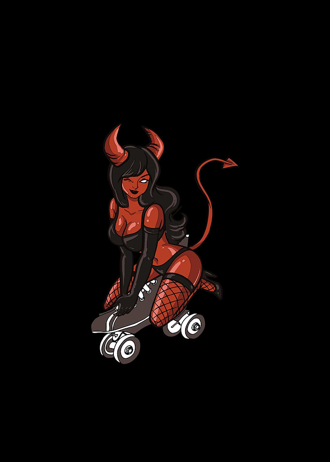 Roller Derby Girls Funny