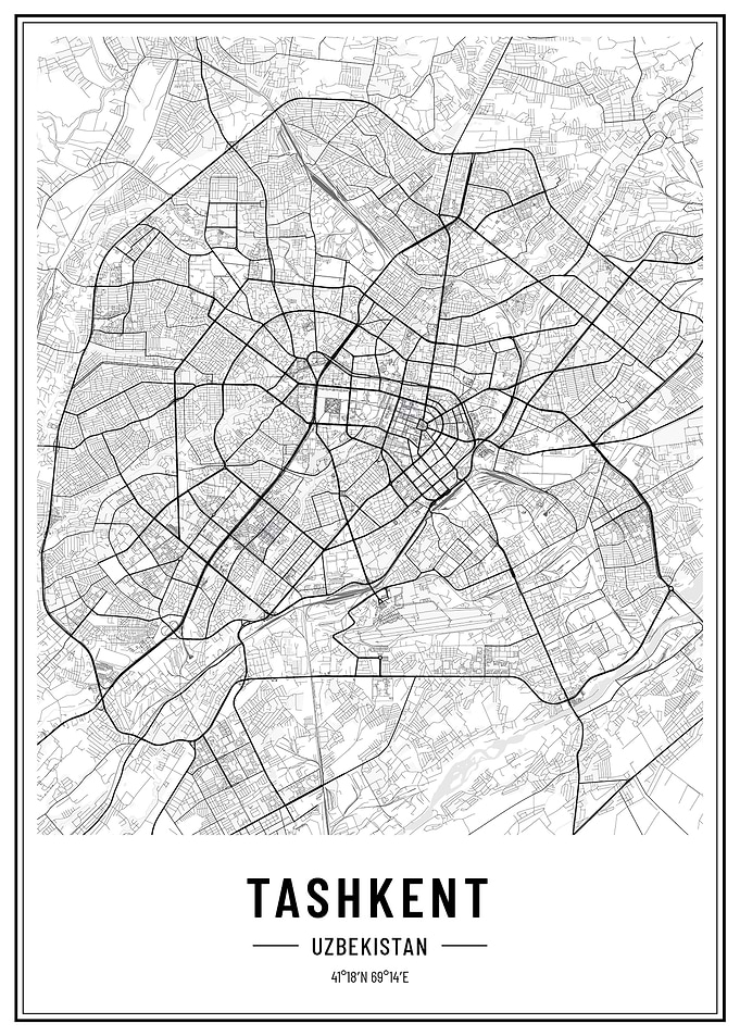 Tashkent Uzbekistan poster