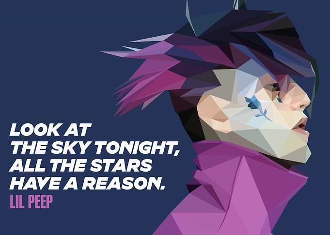 Quote FanArt Lil Peep