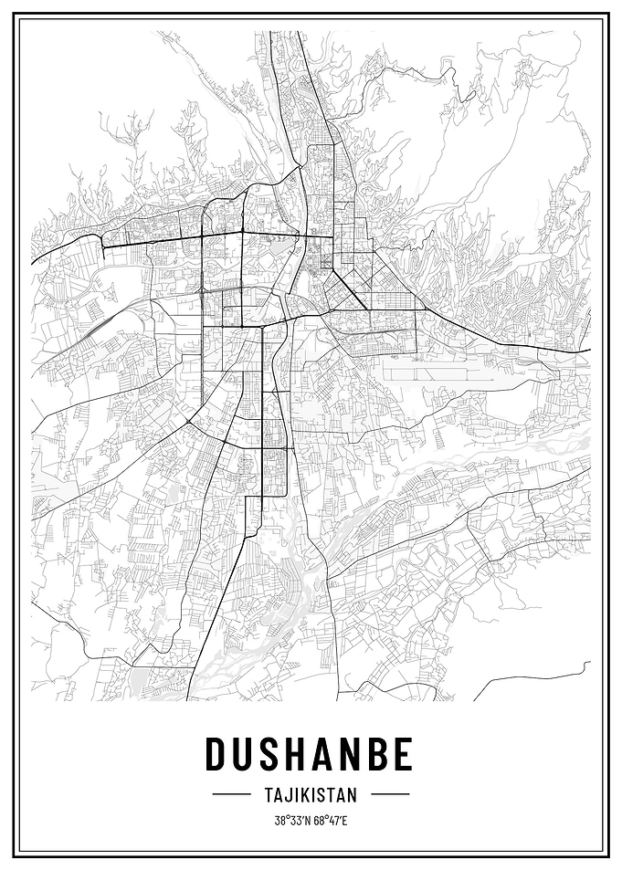 Dushanbe Tajikistan poster