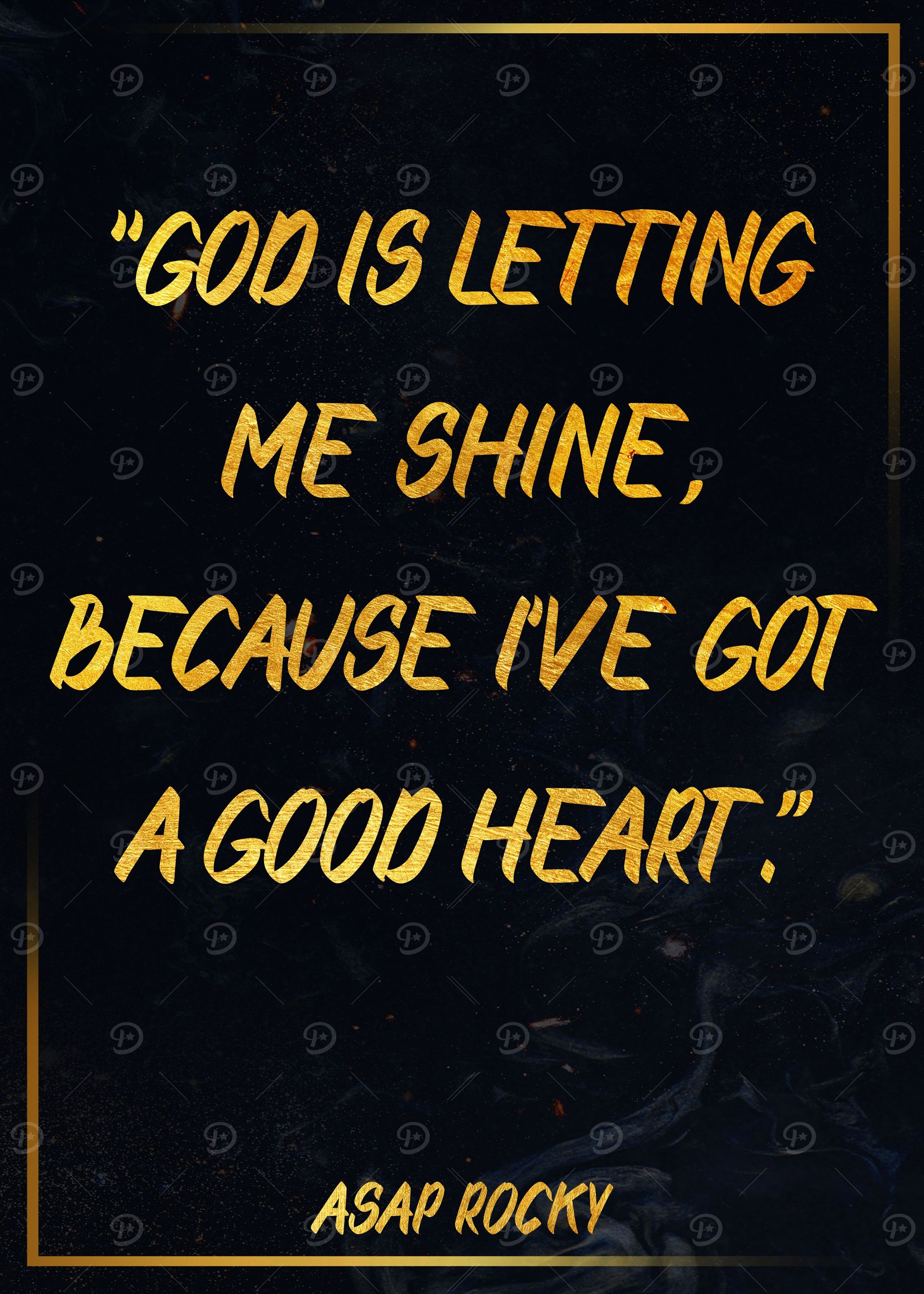 Poster Quote ASAP Rocky