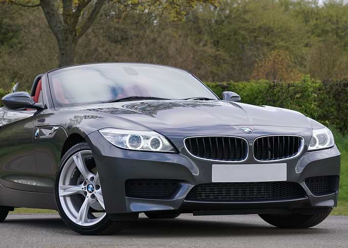 Flashy sports car