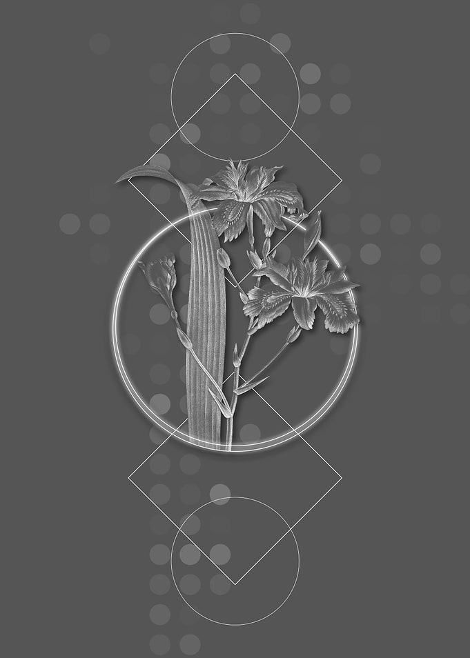 Geometric Butterfly Flower