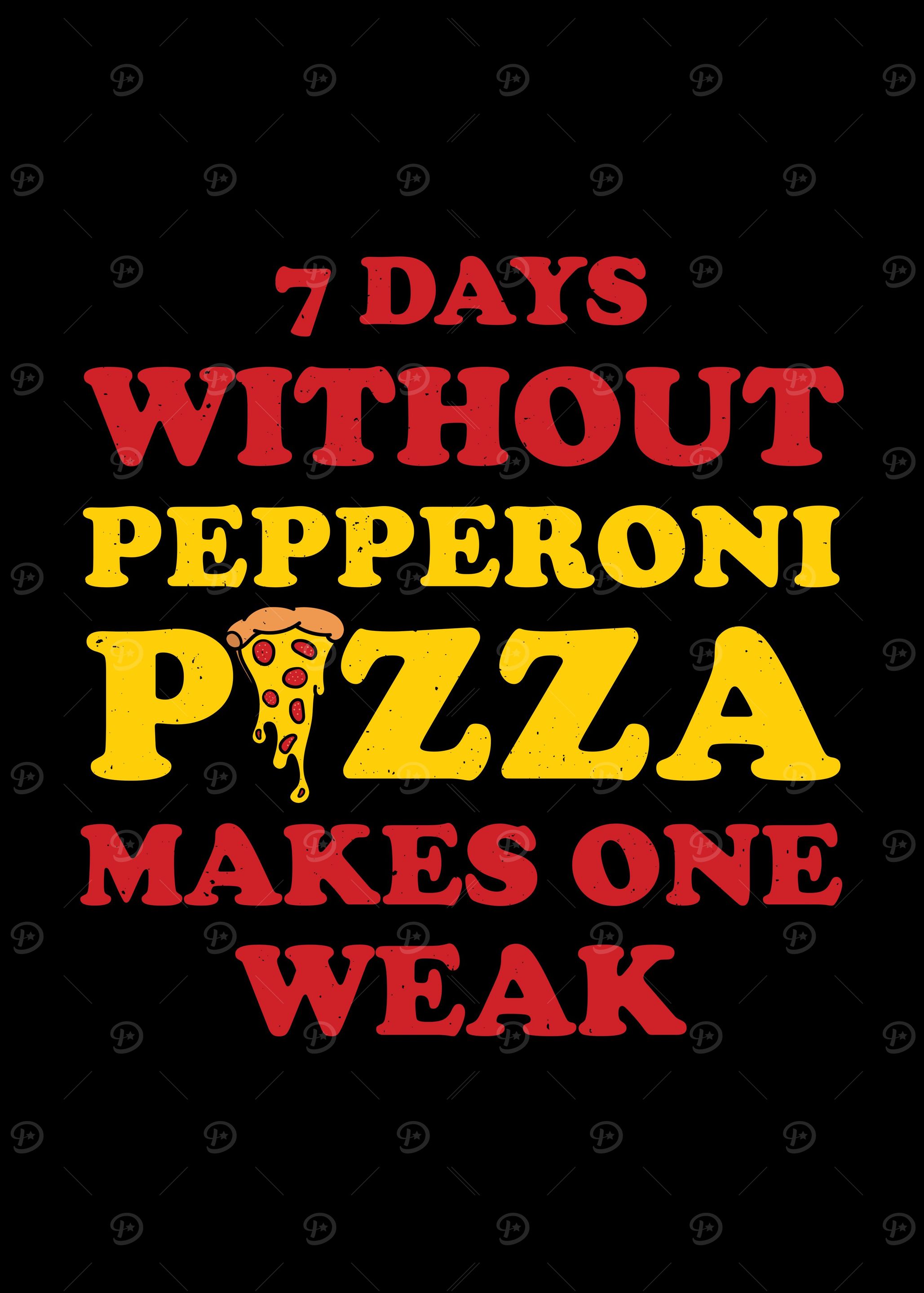 Funny Pepperoni Pizza