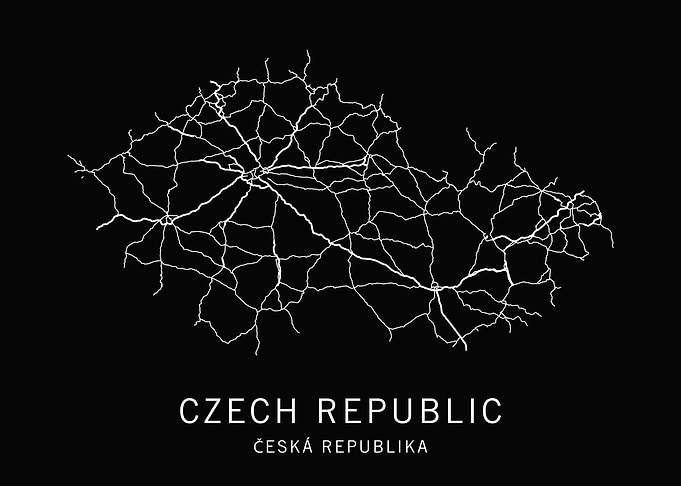 Czech Republic Road Map