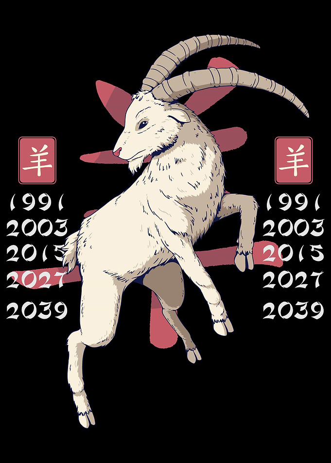CHINESE ZODIAC GOAT