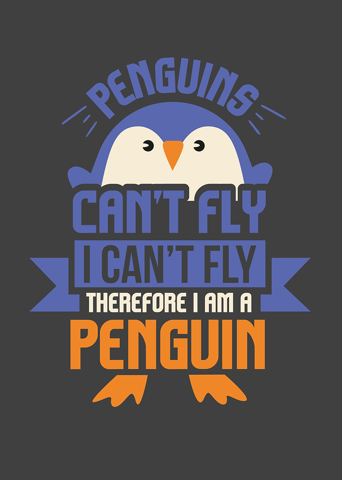 Penguins Cant Fly Funny