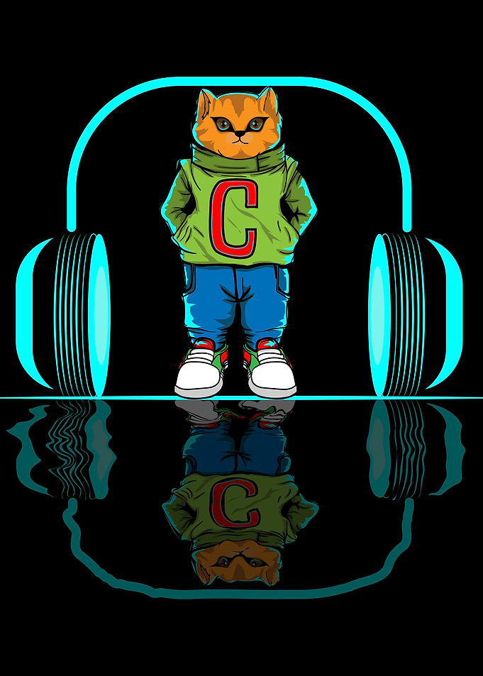Music Lover Cat