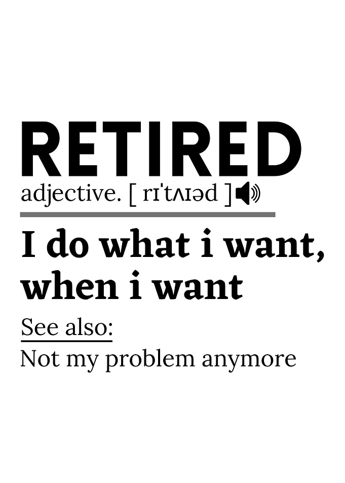 retired definition