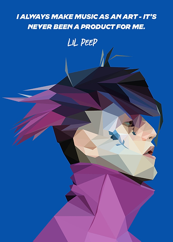 Quote Poster Lil Peep
