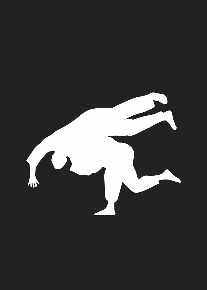 martial art silhouette6