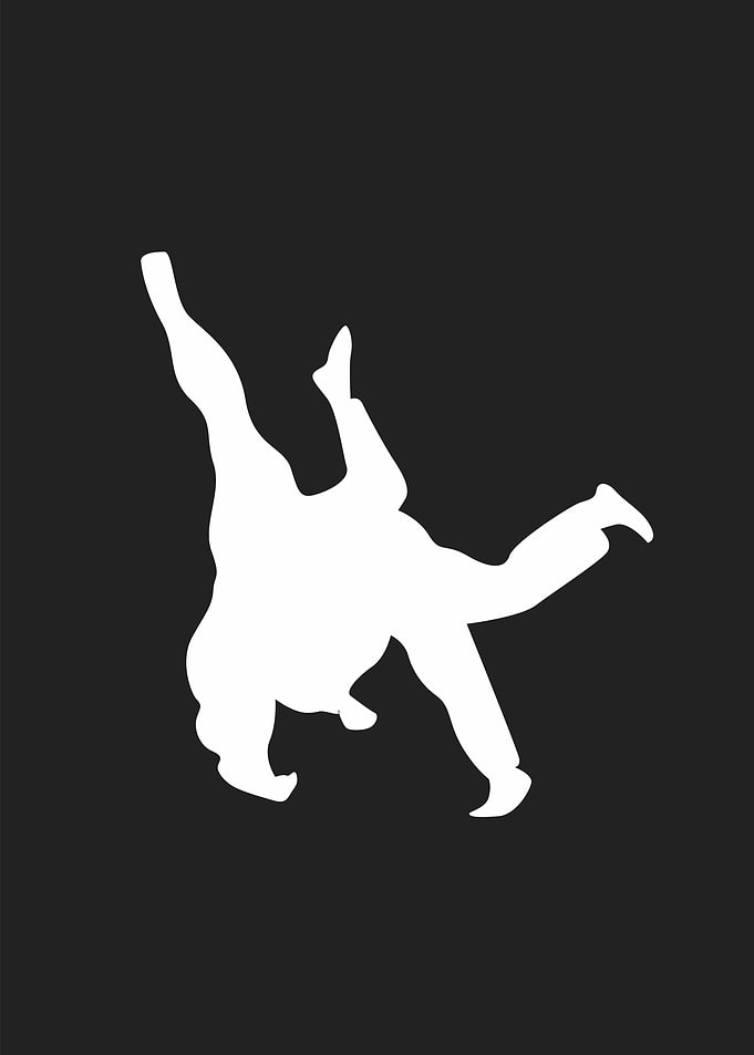 martial art silhouette1