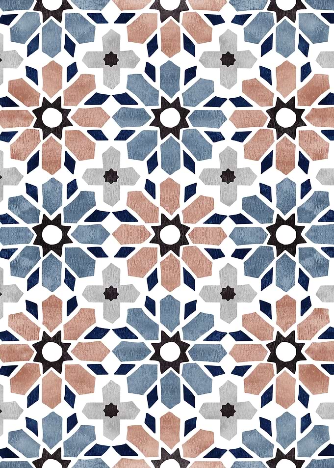 Moroccan Floral Tile 03