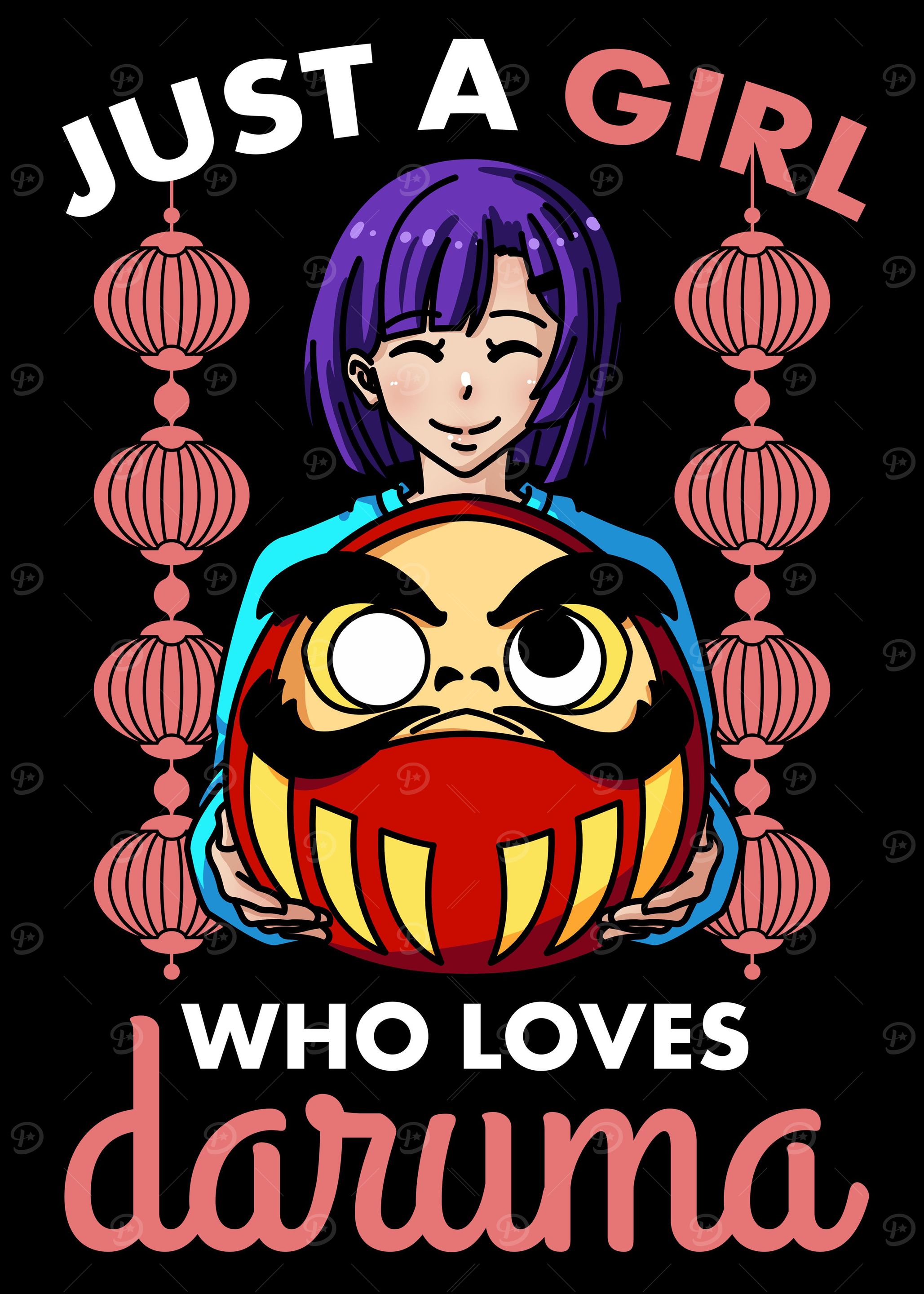 Girl Daruma Doll